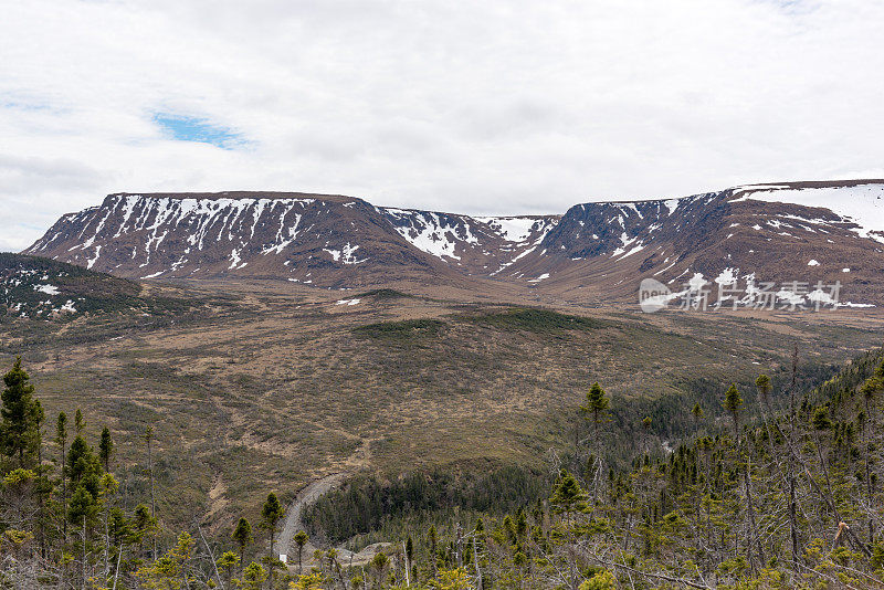 格罗斯莫恩国家公园了望山小径，邦恩湾，纽芬兰和拉布拉多