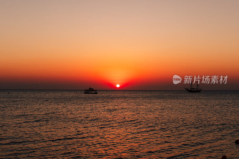 风景摄影，Faliraki照片。在希腊旅游，希腊的旅游理念。多德卡尼斯群岛罗得岛美丽的自然风光