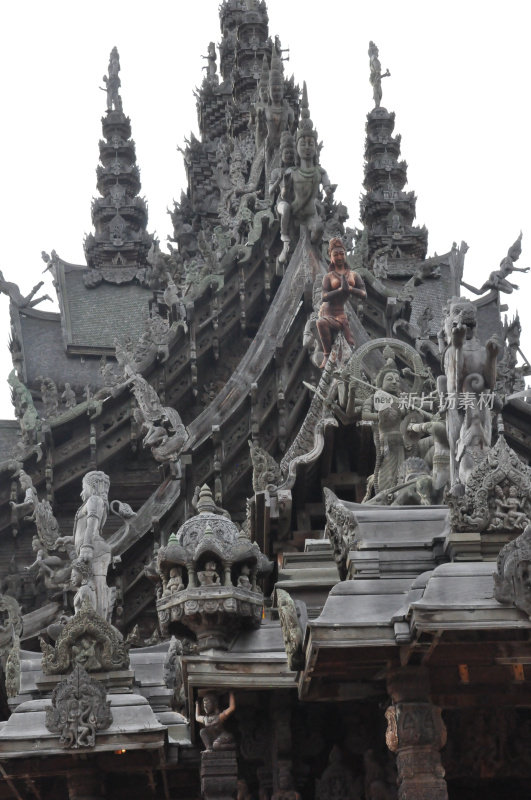 泰国芭堤雅的真理圣殿