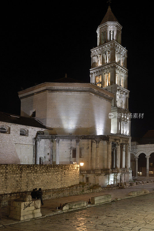克罗地亚斯普利特的圣多姆尼乌斯大教堂
