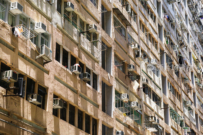 香港的公寓大楼