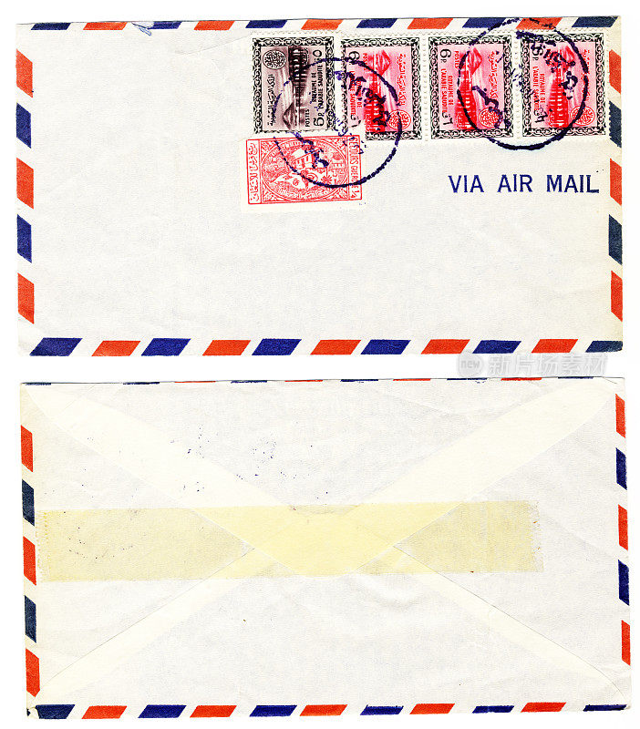 旧空邮信封
