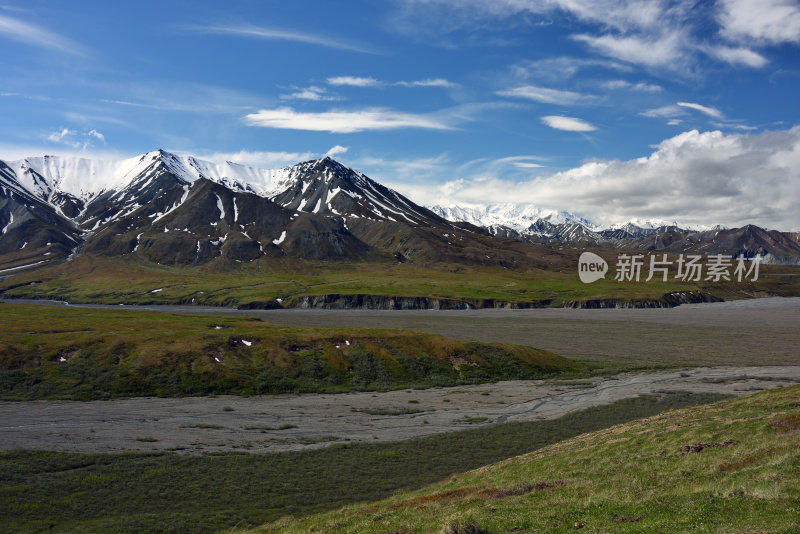 从艾尔森游客中心可以看到德纳里国家公园的美景