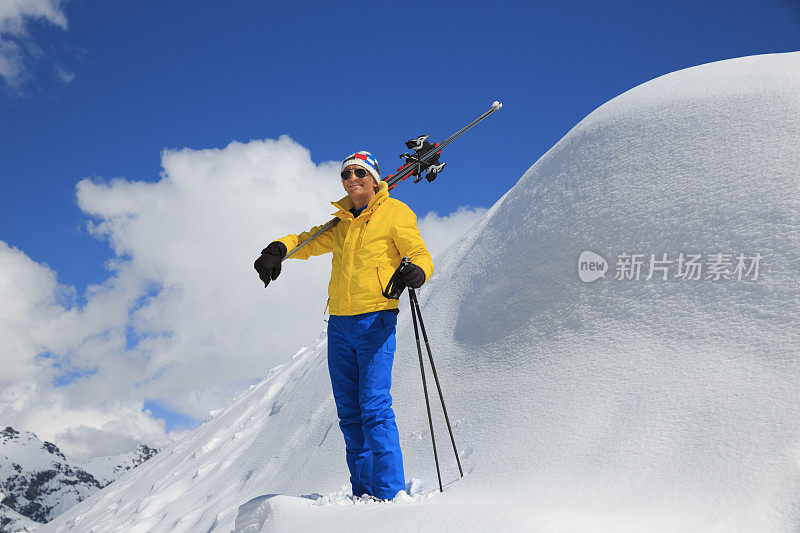 雪滑雪