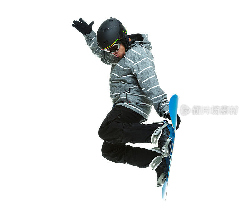 用滑雪板跳台滑雪