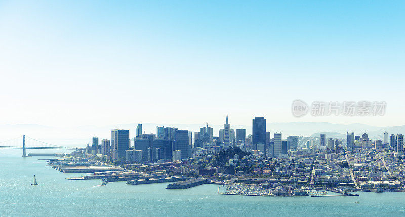 旧金山城市天际线