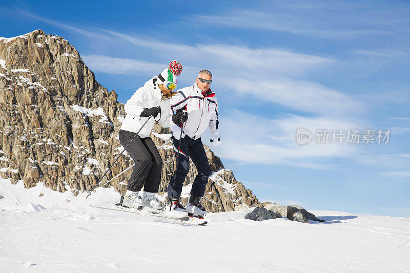 几个滑雪