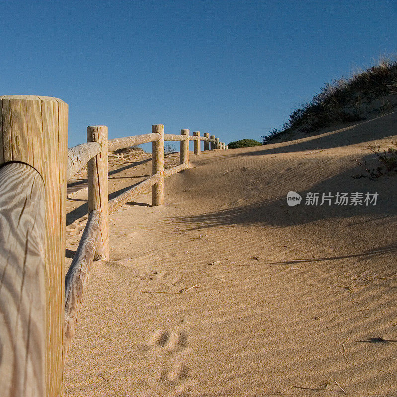 海滩栅栏