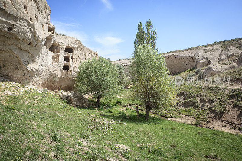 土耳其卡帕多西亚猫谷的窑洞