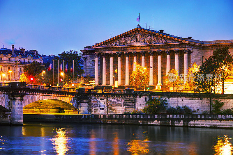 法国巴黎的国民议会