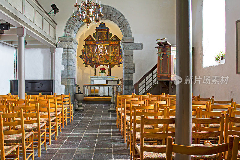 挪威教堂内部