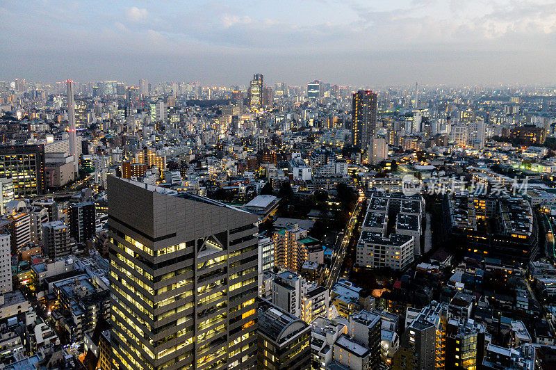 东京城市天际线