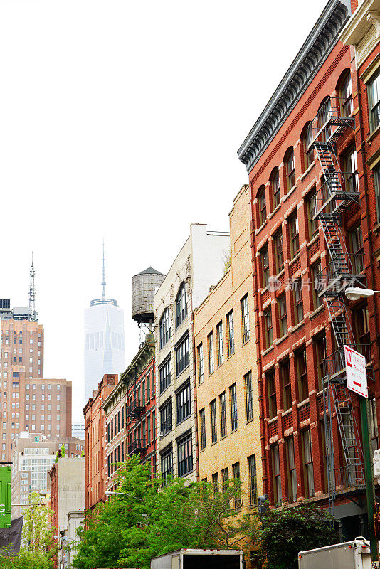 老式建筑，SoHo，美国曼哈顿。