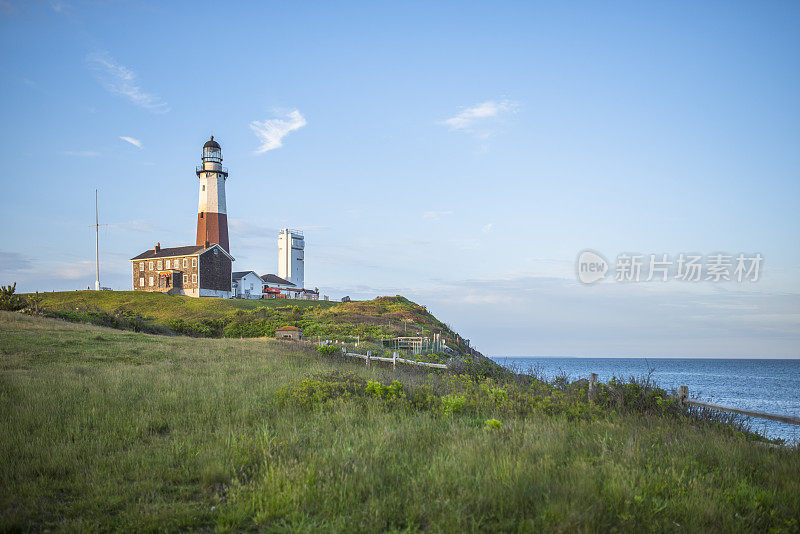 蒙托克灯塔和海港