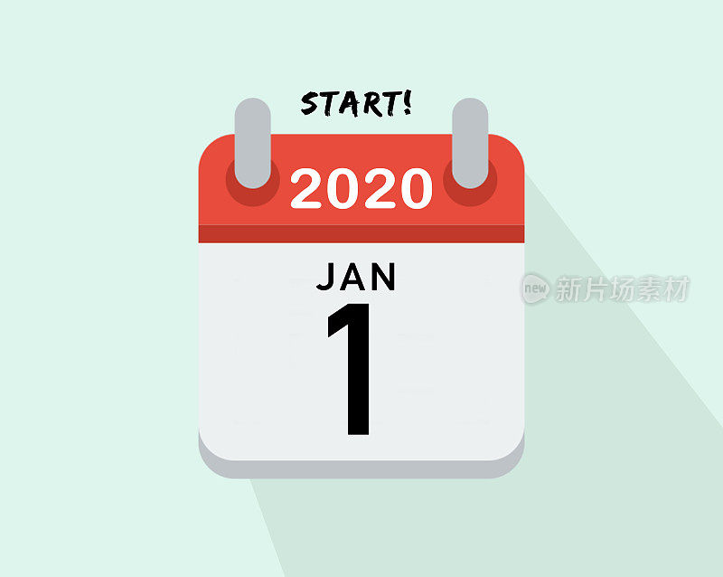 图标日历2020年