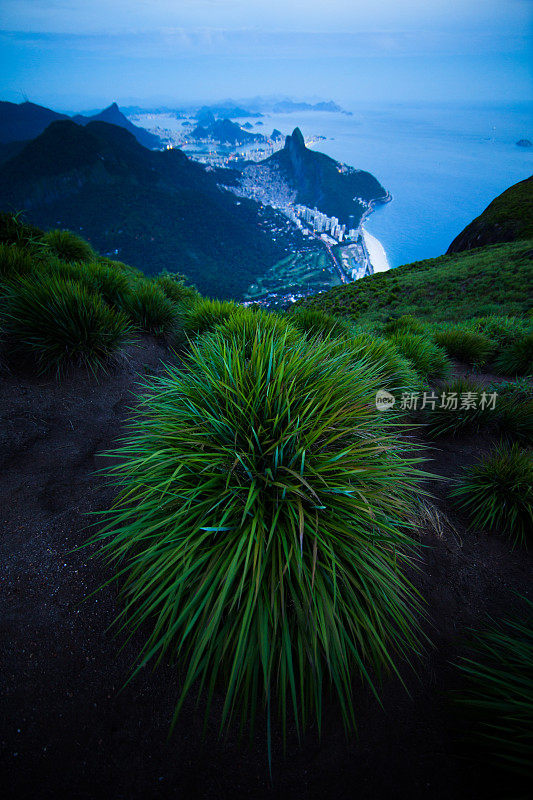 巴西里约热内卢美丽的山顶景色