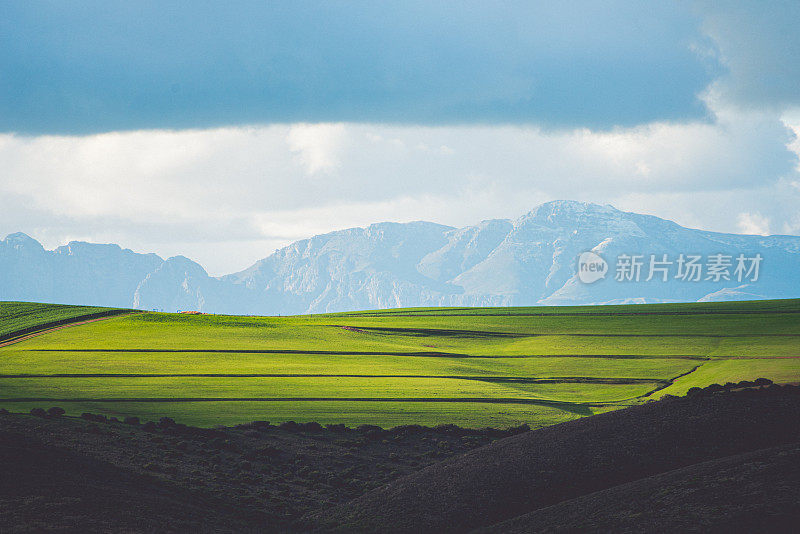 奥弗伯格的农业景观