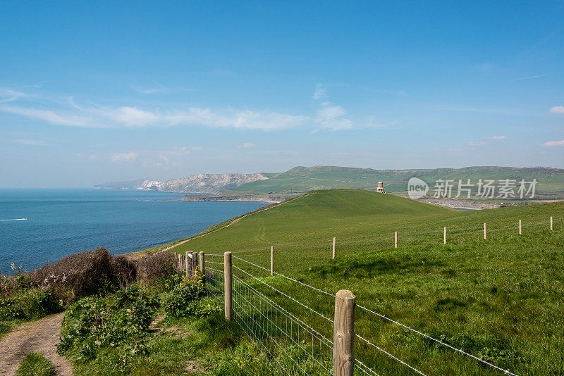 侏罗纪海岸西南海岸的风景