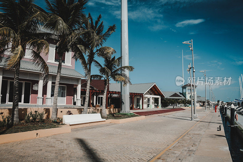 古巴维拉德罗的港口房屋