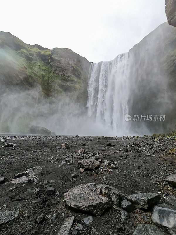 大瀑布，冰岛西南地区壮观的景观