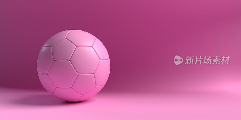 粉红色的足球背景