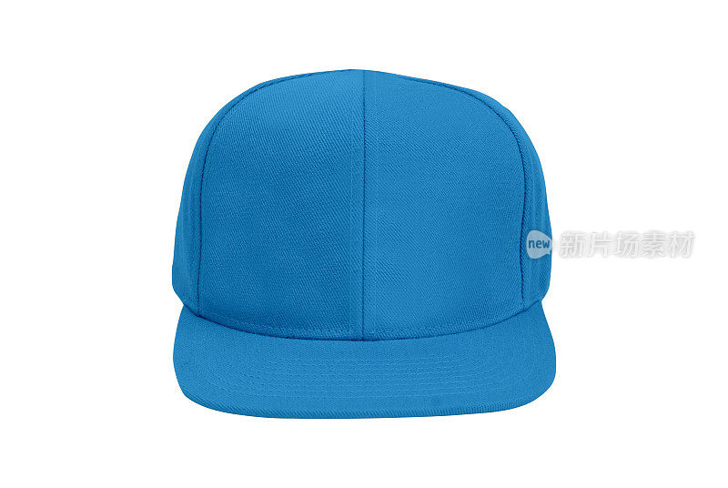 蓝色棒球帽隔离