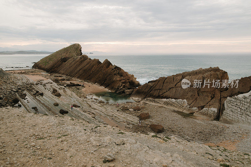 西班牙利昂克勒斯的马德罗海滩