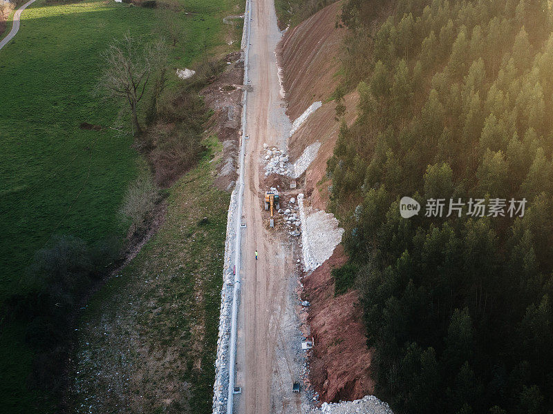 在建道路