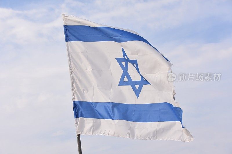 以色列国旗飘扬