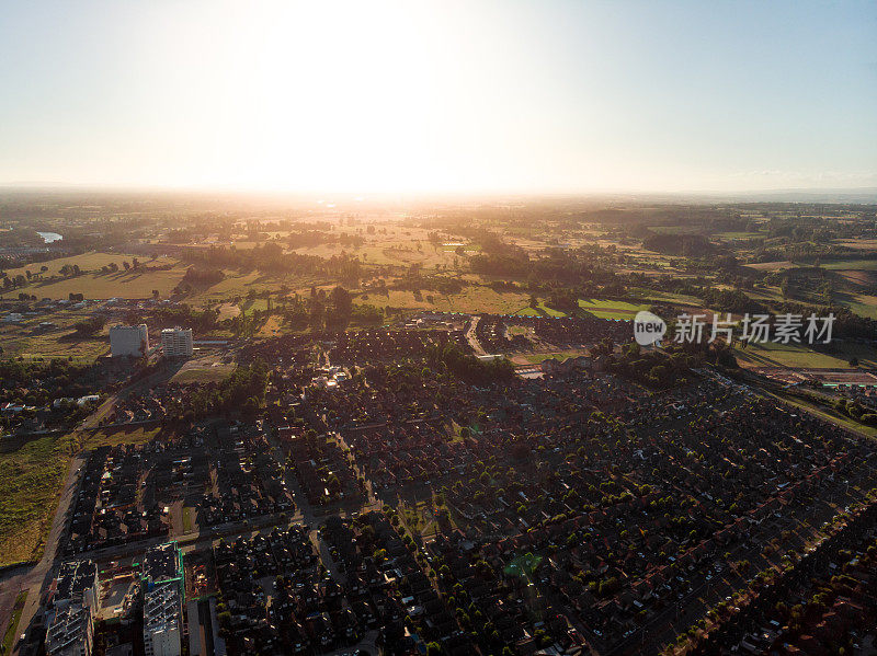 特穆科城市边界的住宅区