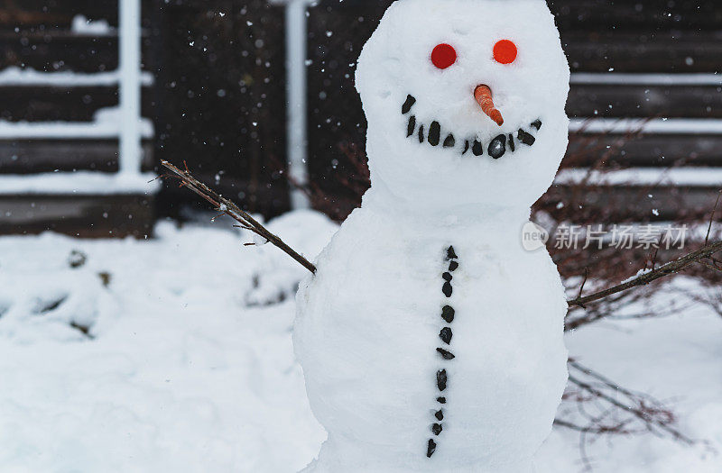 前院的雪人