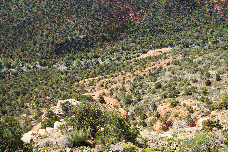 锡那瓜沙漠峡谷悬崖景观