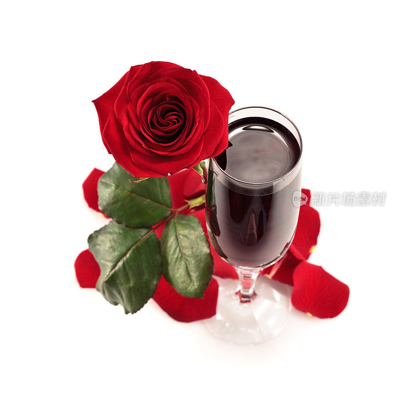 玫瑰和酒