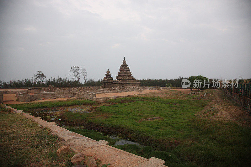 印度泰米尔纳德邦马哈巴利普兰海岸寺庙