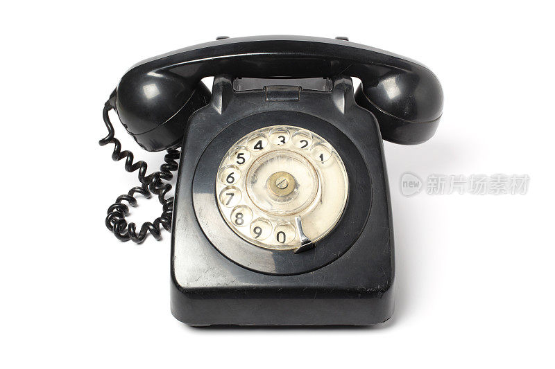 真古董旋转式电话