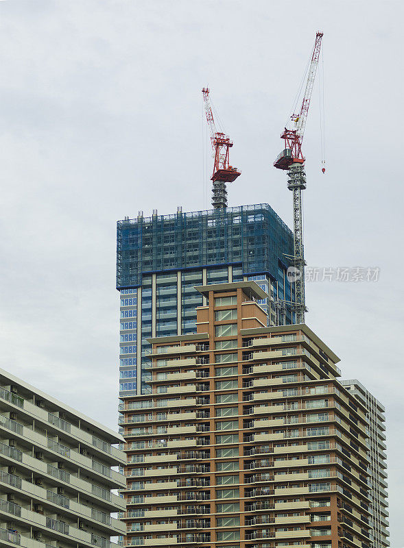 东京高层建筑的建设