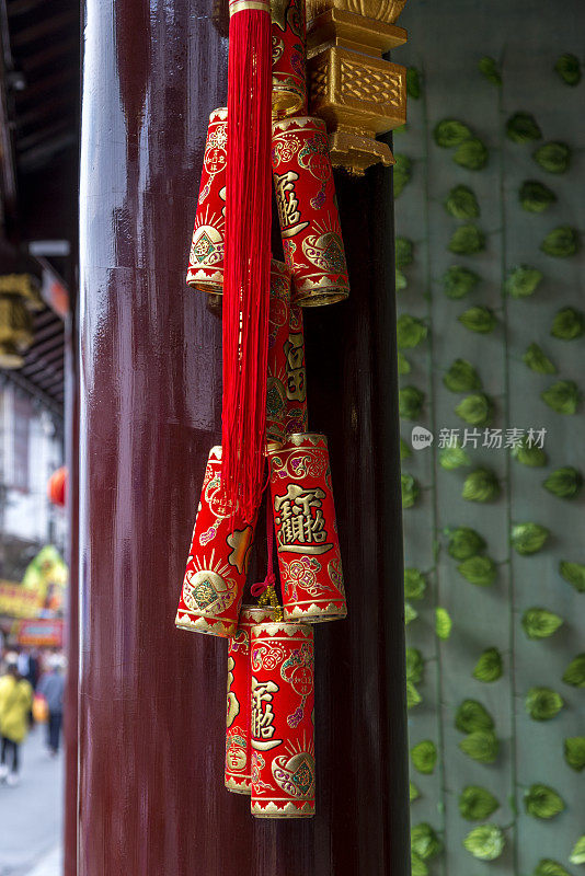 上海老城区的亚洲装饰
