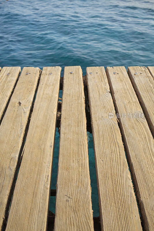 木制码头老木码头天然木纹纹理海洋背景