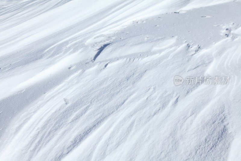 以雪为背景的冬季景观