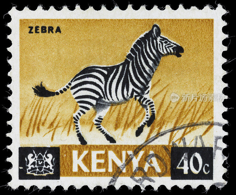 肯尼亚斑马邮票