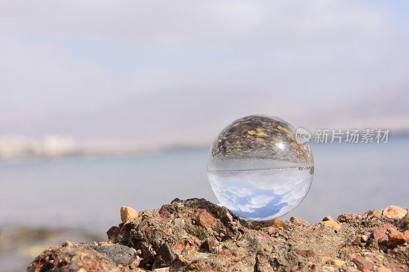 水晶球，红海，埃拉特，以色列