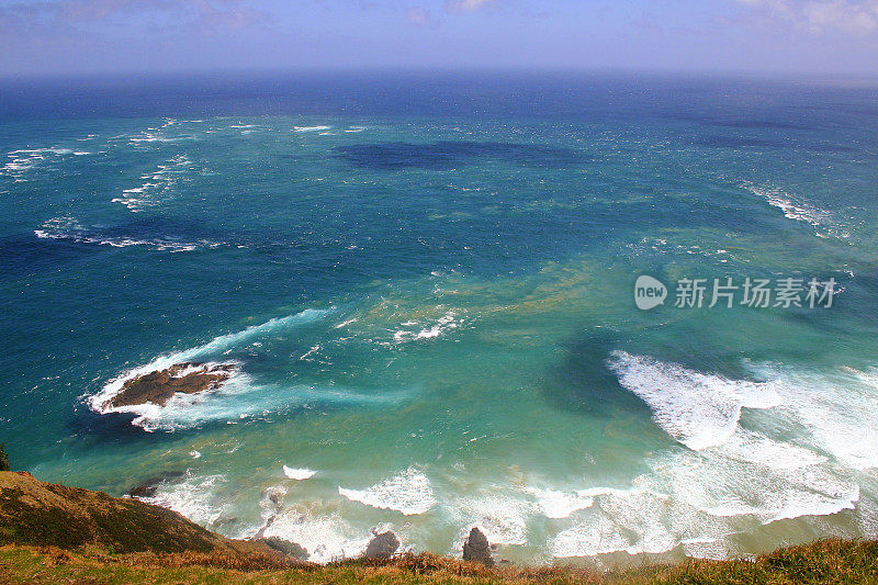 新西兰遥远的北部，海湾群岛的最北部地区风景与僻静的海滩