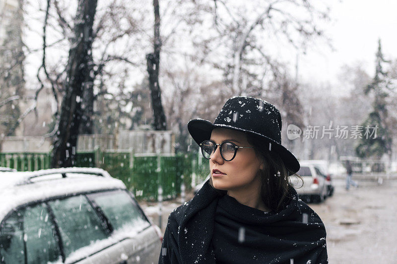 雪城里的女人