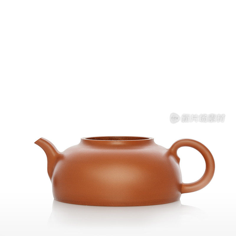 中国茶壶，陶罐。