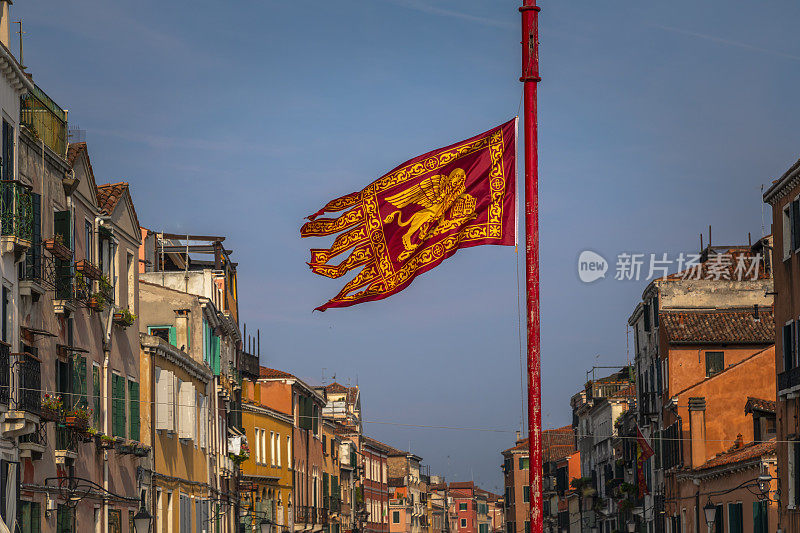 靠近圣马可广场的住宅区-威尼斯，意大利