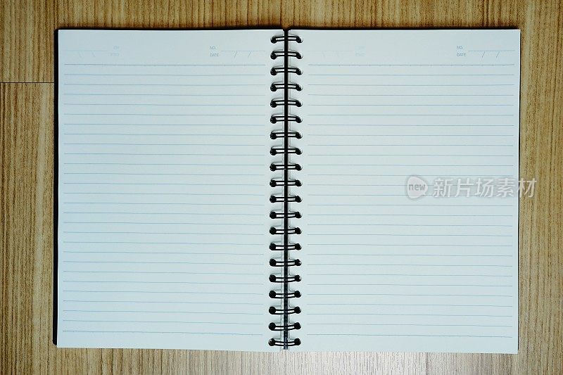 空白行纸笔记本