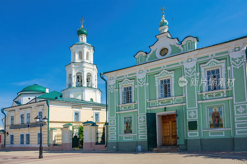 俄罗斯喀山市中心尼古拉斯基大教堂
