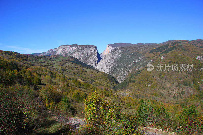 土耳其卡斯塔莫努Kure山的Valla峡谷