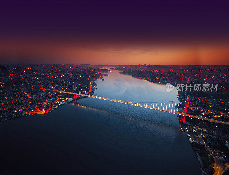 伊斯坦布尔之夜，西尔凯奇之夜，博斯普鲁斯之夜，伊斯坦布尔博斯普鲁斯之夜，法提赫苏丹穆罕默德桥