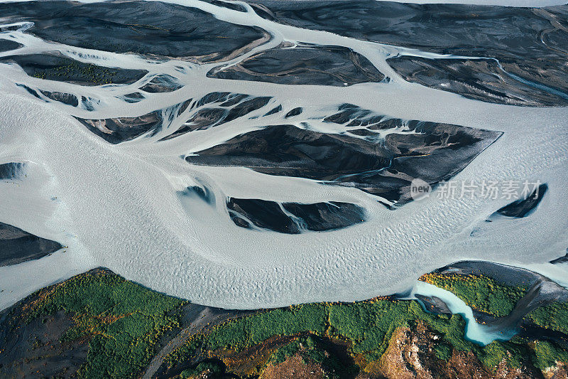 冰岛冰川河
